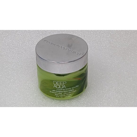 Bath & Body Works Deep Aqua Cooling Body Soufflé 6 Fl Oz Signature Collection - Picture 2 of 3